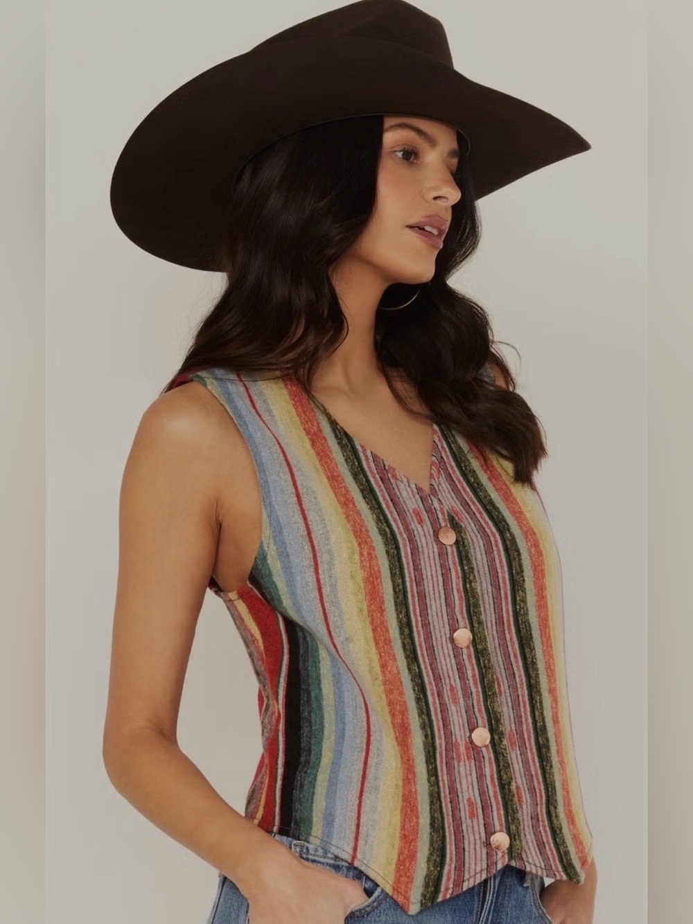 NWT WRANGLER X LAINEY WILSON WOMEN'S SOUTHWESTERN VEST S